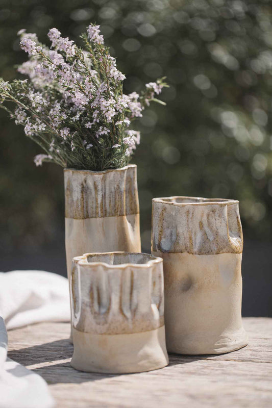 Ruffle Vases