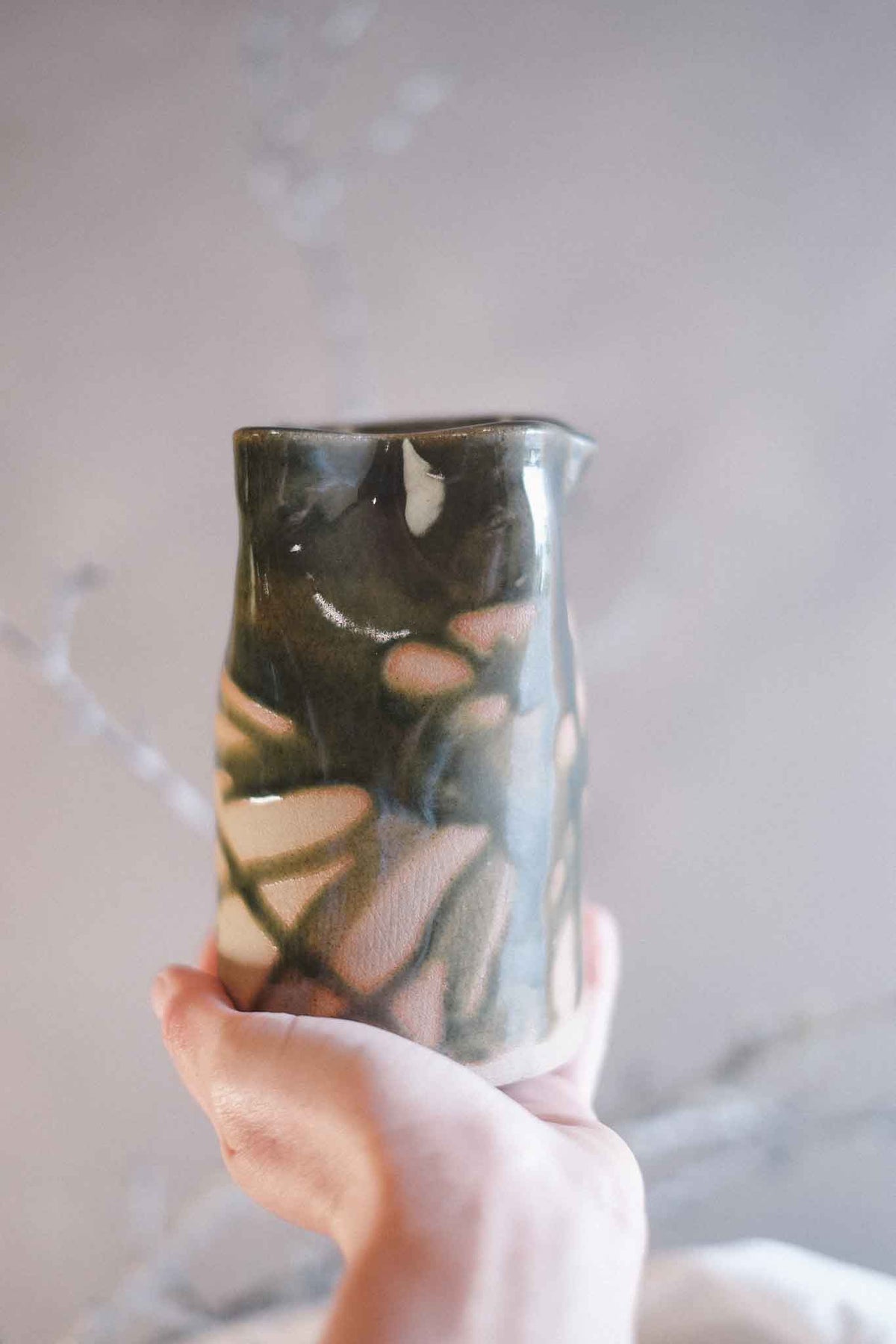 Jade Wabi-Sabi Vase — Medium 14cm x 8cm