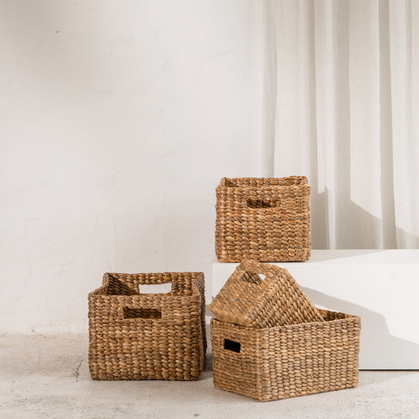 Waterhyacinth Rectangular Storage Baskets