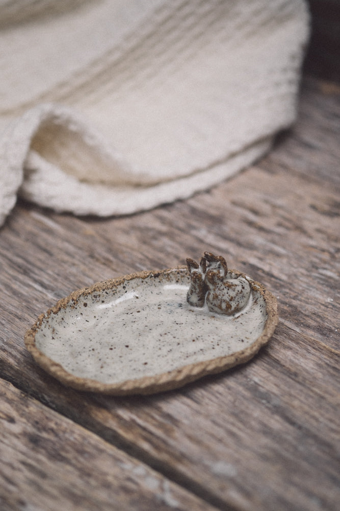 Creature Trinket Dish - Rabbits