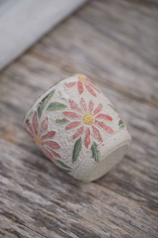 Pink Blooming Latte Cup (Collaboration with Jane Chapman)
