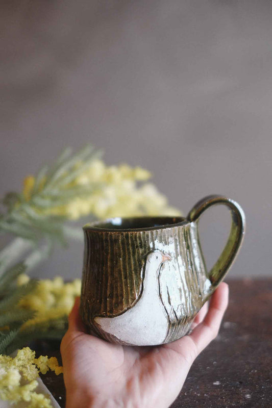 “Ducks" Jade Mug - Jane Chapman Collaboration (320ml)