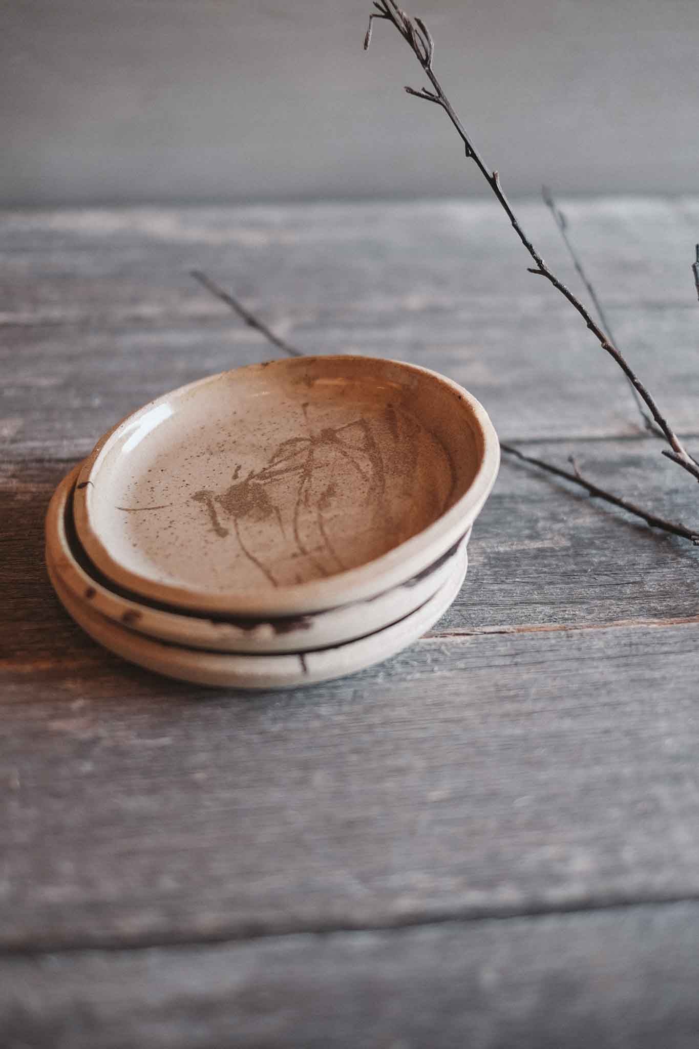 Landscape Series Plate | Black:Brown