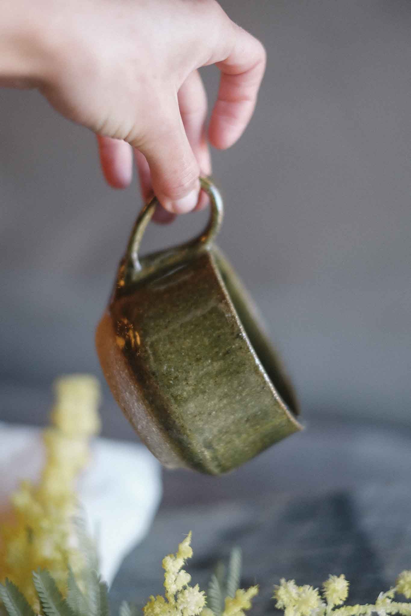 Handbuilt Ceramic Mug — Jade