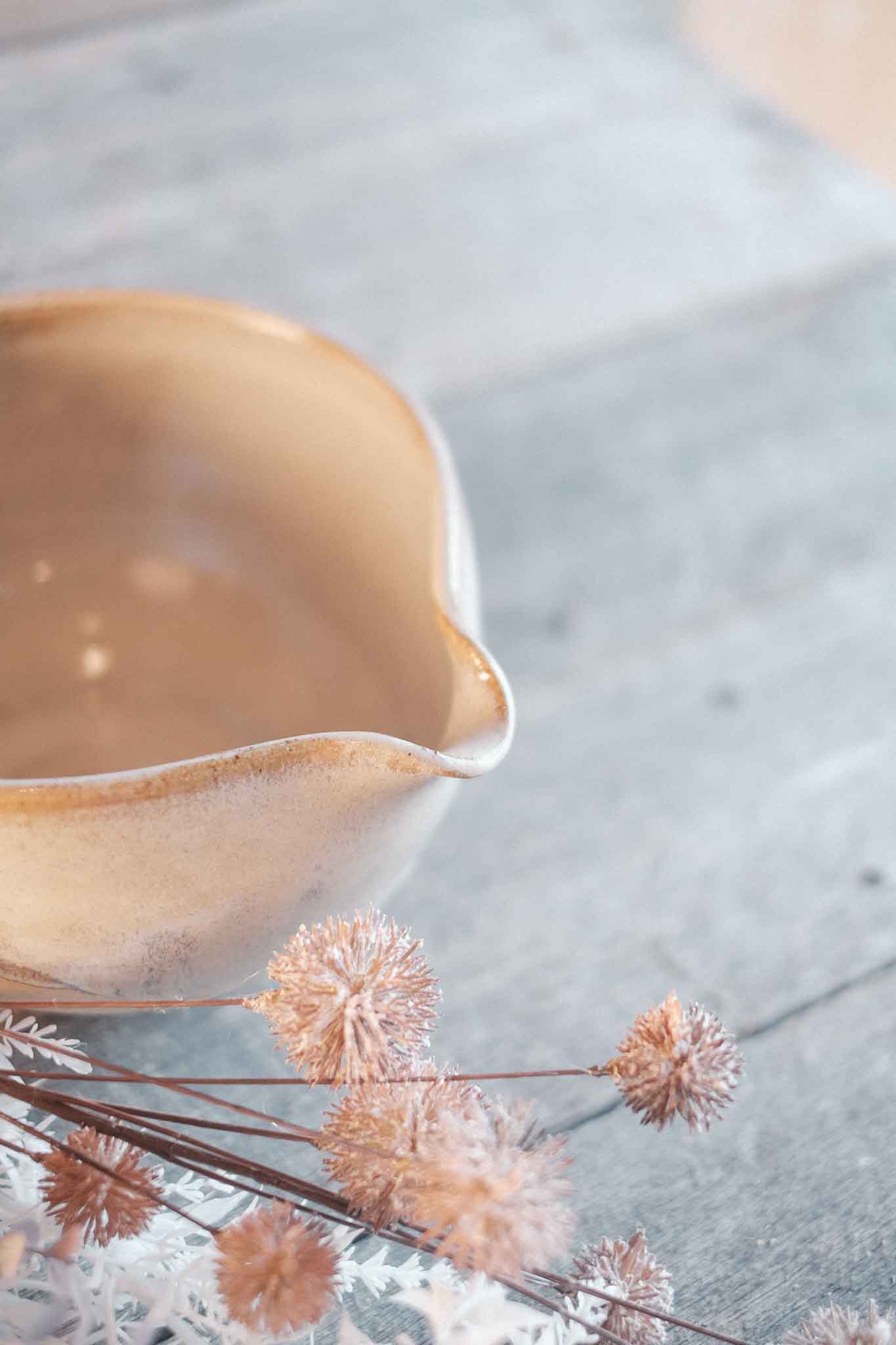 Wild Clay Mixing Bowl with Pouring Spout — Binalong Glaze