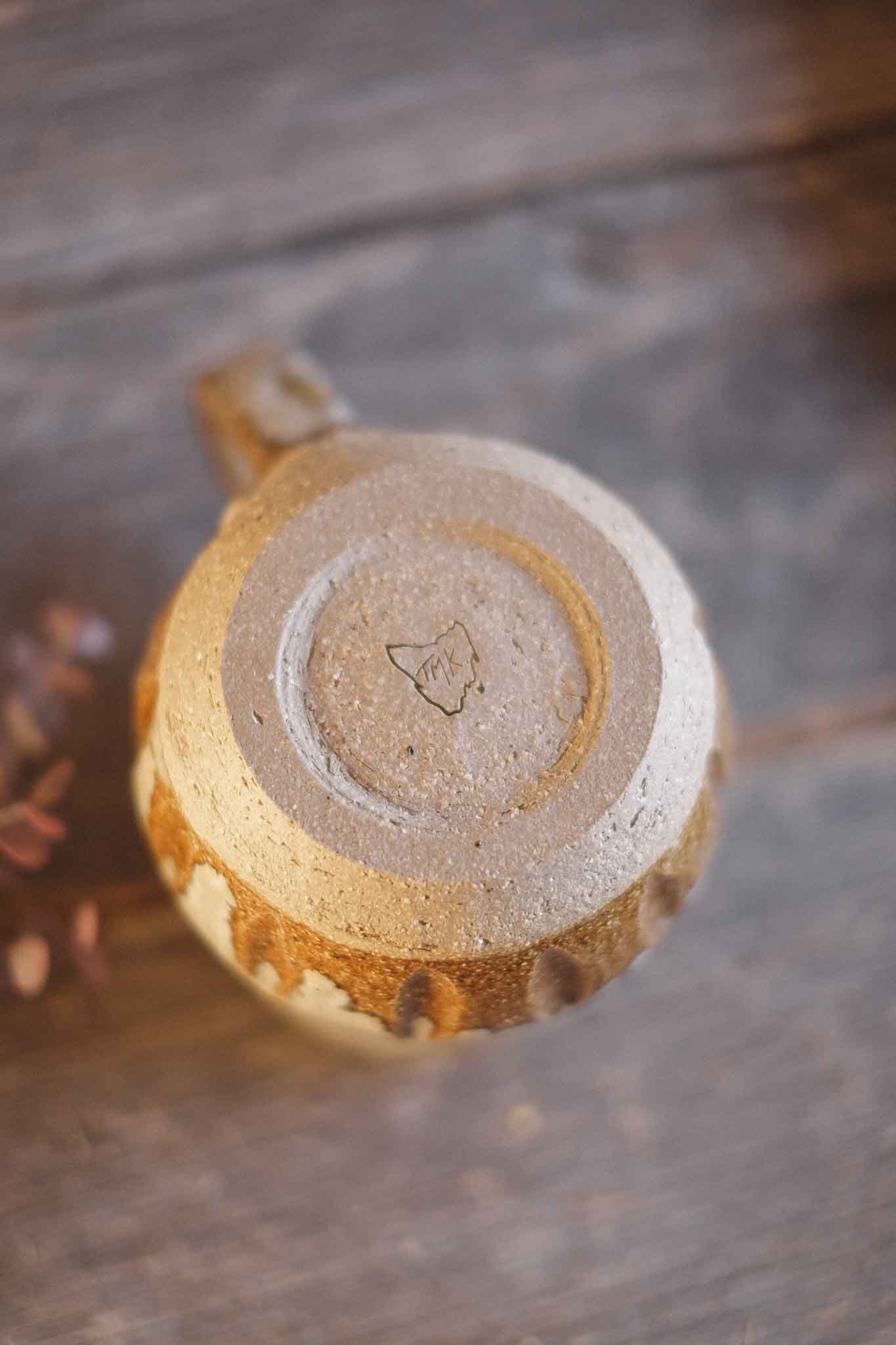 Handmade Mug — Wheel Thrown — Seaweed 3