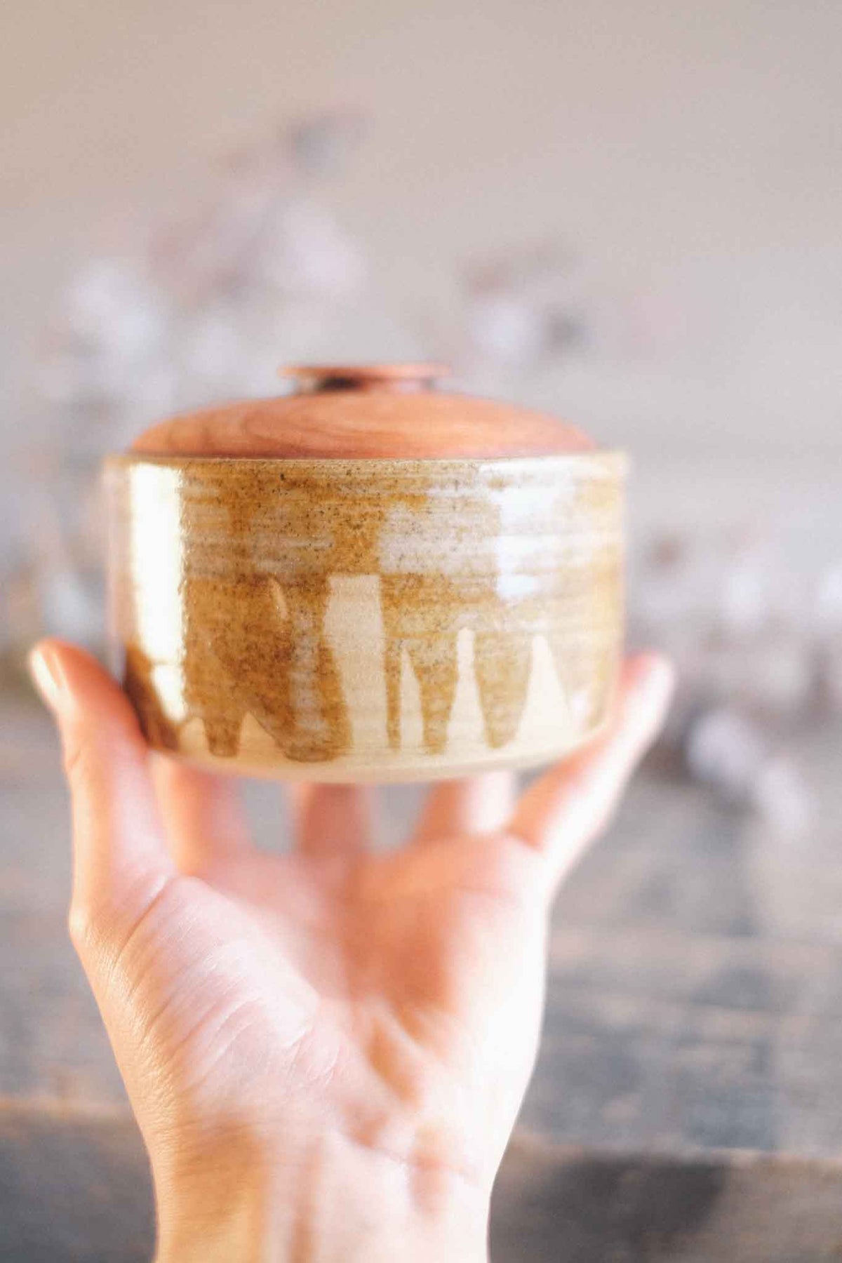 Jar with Blackwood Lid — Small