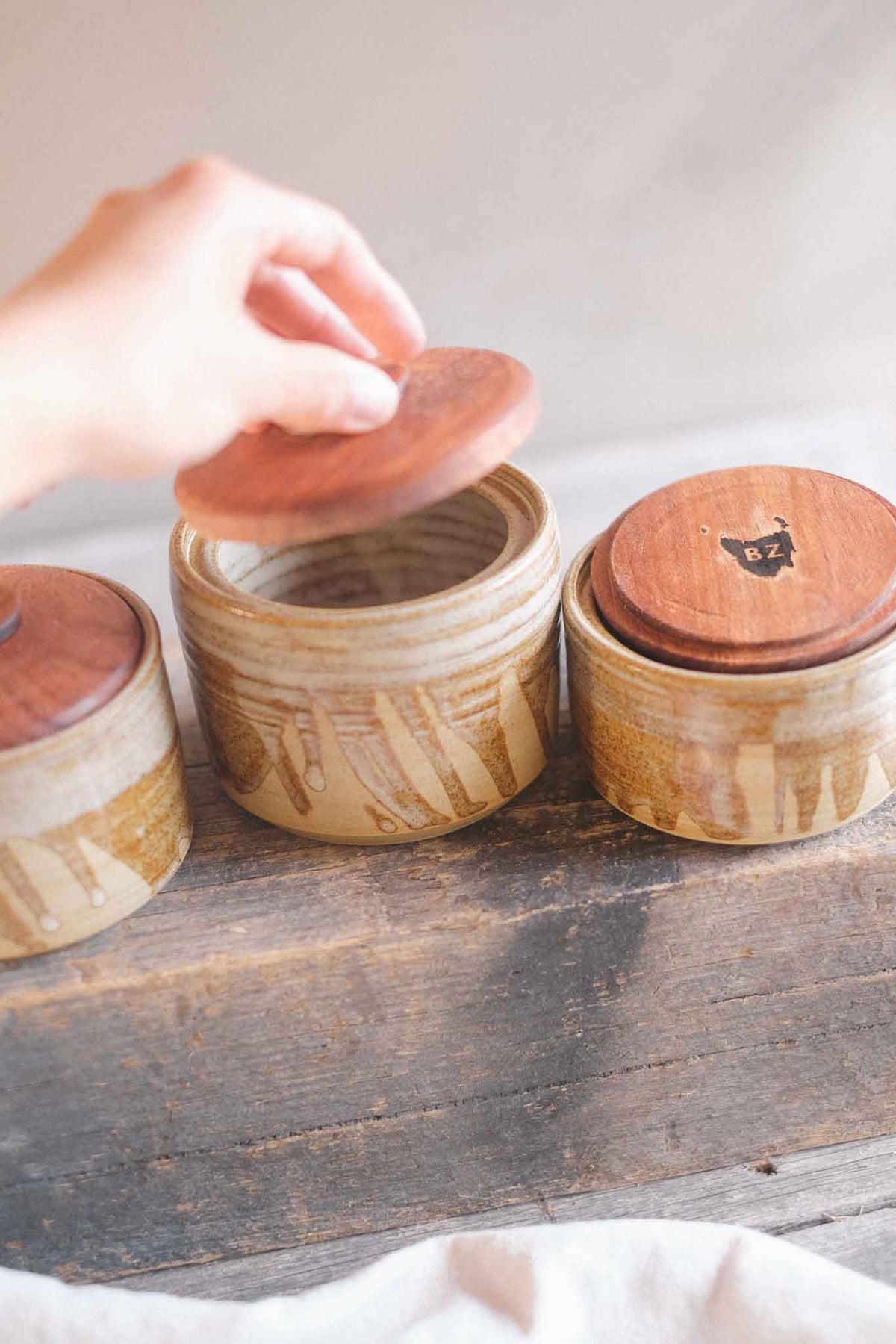 Jar with Blackwood Lid — Large