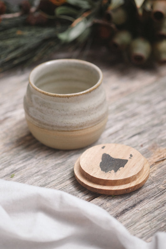 Jar with Tas Oak Lid | Small