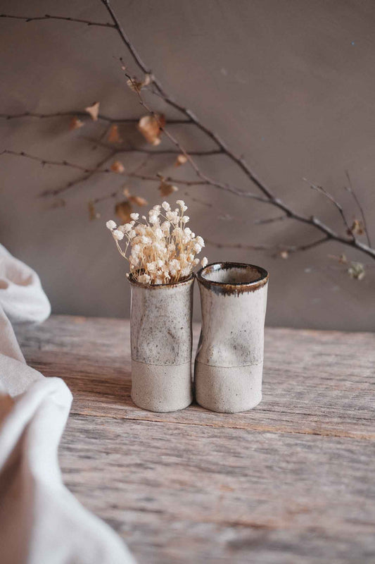 Wabi-Sabi Bud Vase — Ember | Small