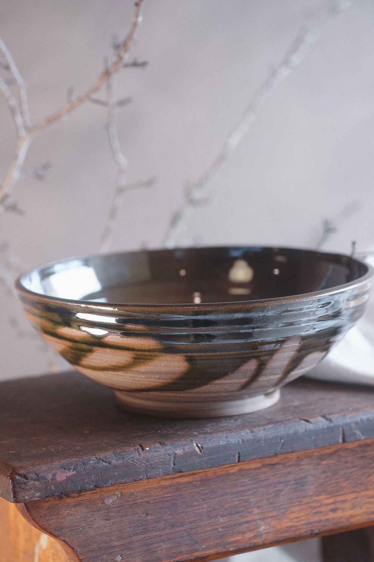 Jade Wild Clay Serving Bowl — Extra Large