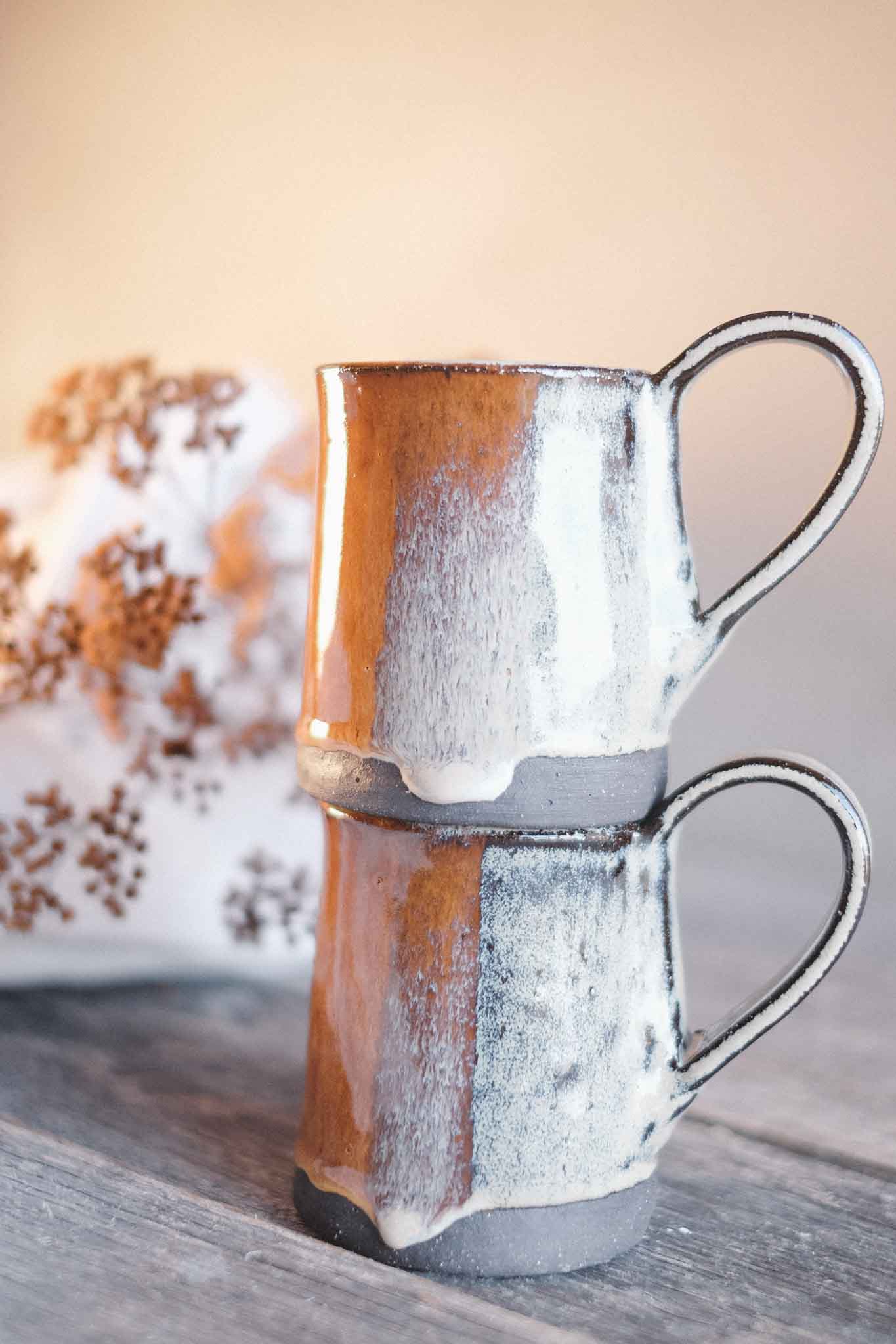 Lichen Black Clay Mug – 300ml