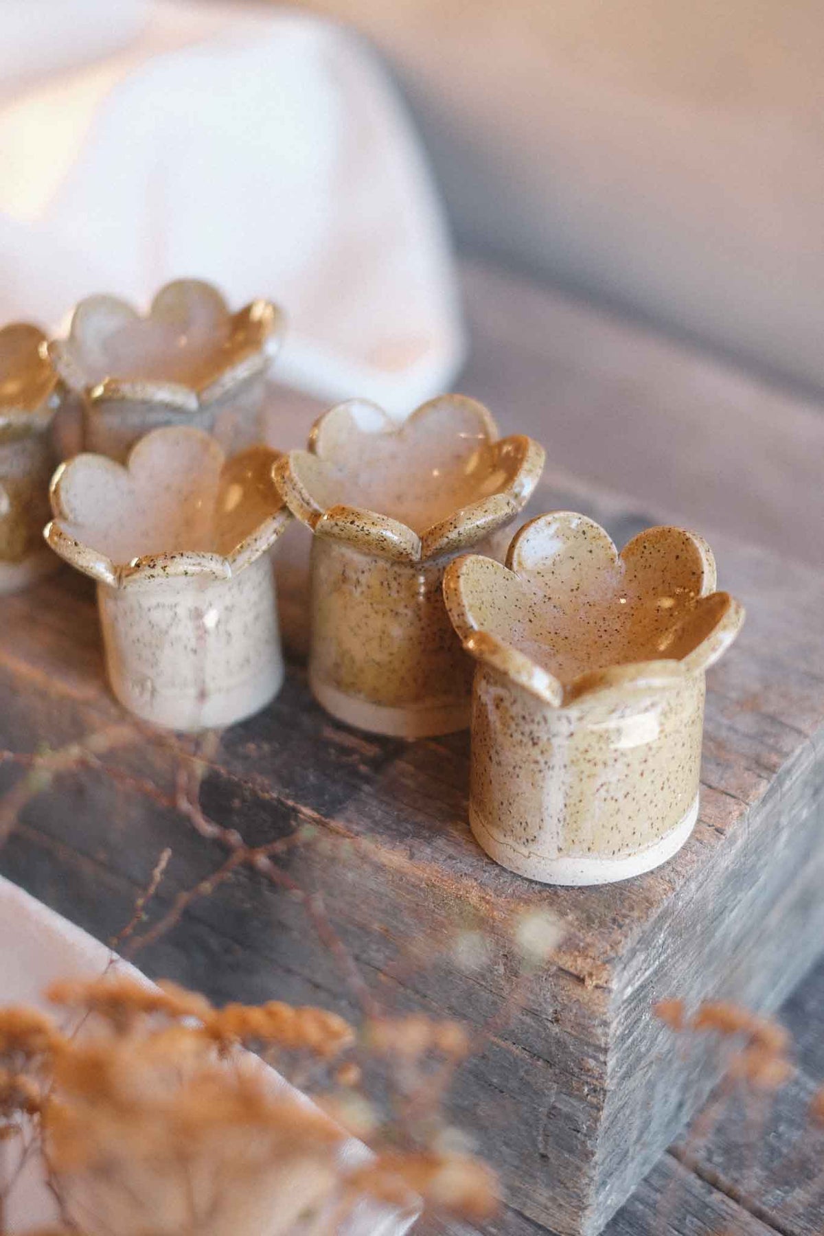 Tealight Candle Holder – Binalong Bay Glaze