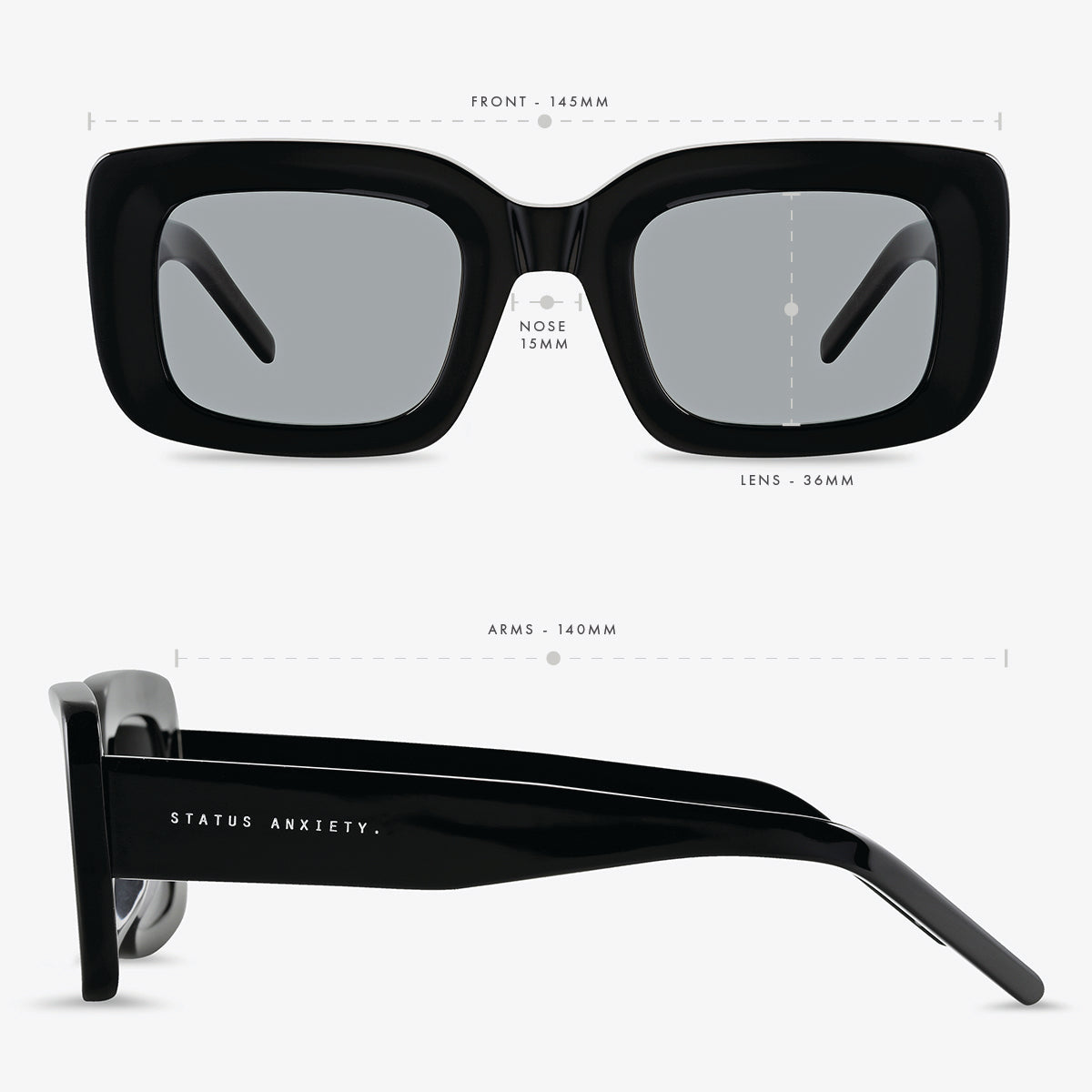 Unyeilding Sunglasses - Black