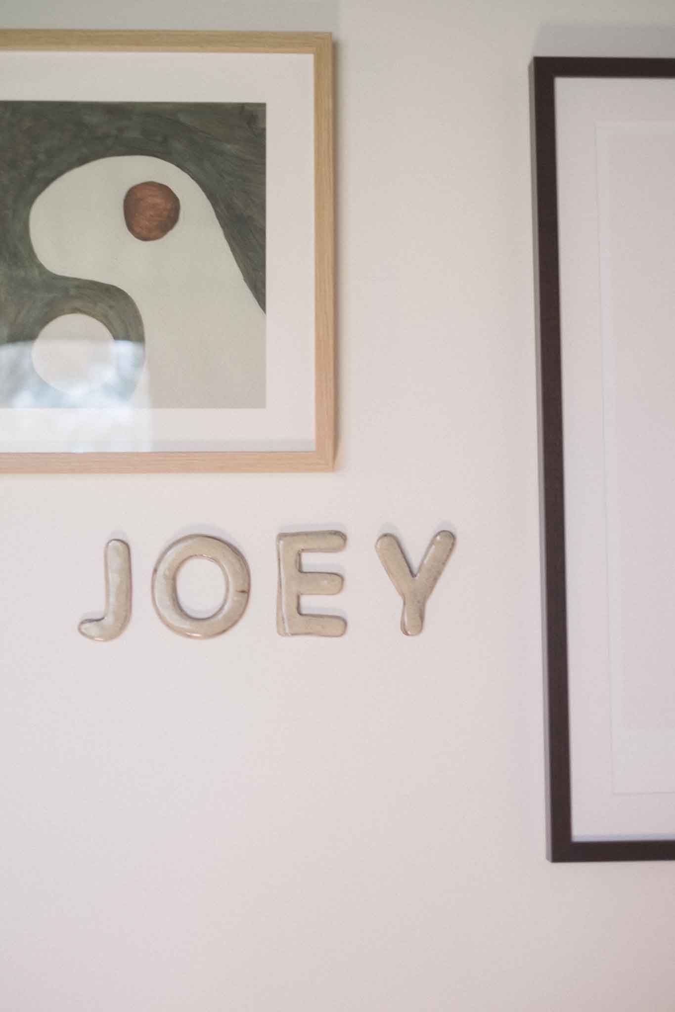 Handcrafted Ceramic Letters
