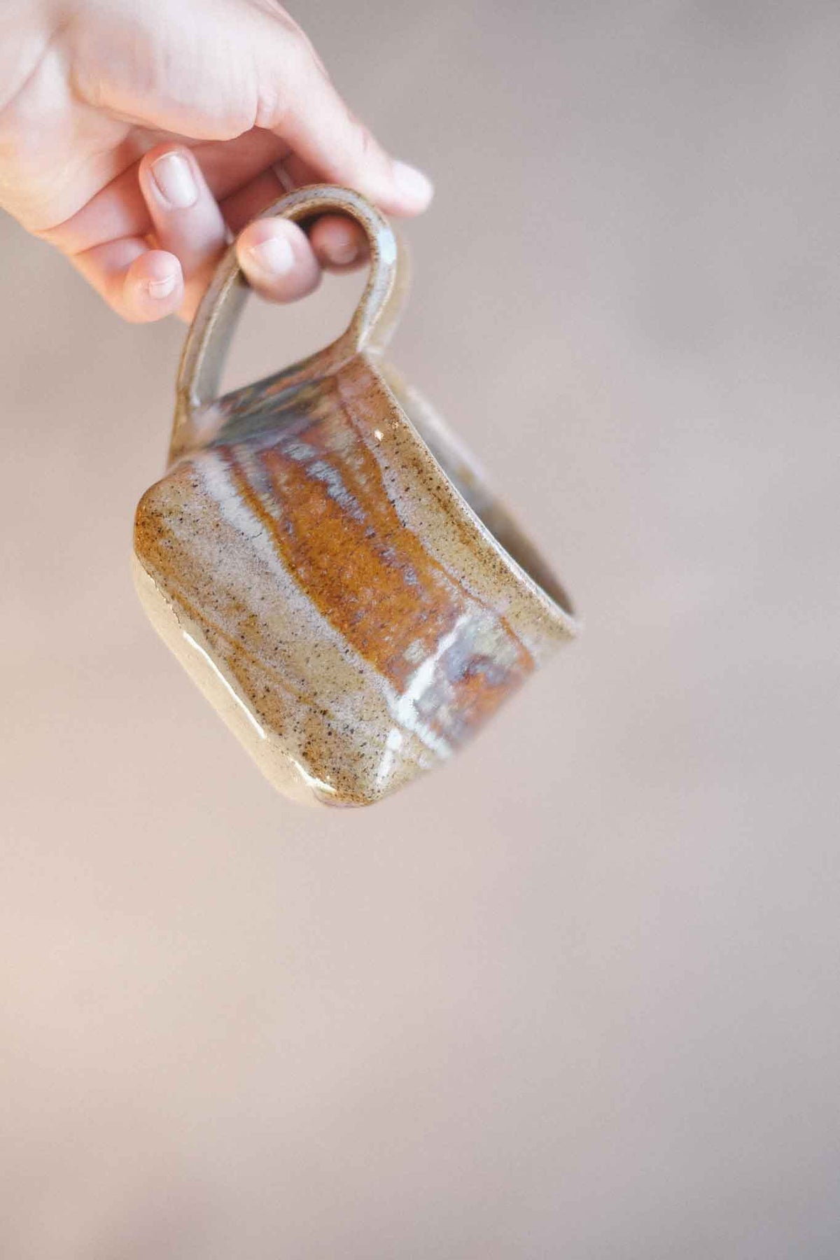 The Folded Mug —  Seaweed Glaze 300ml
