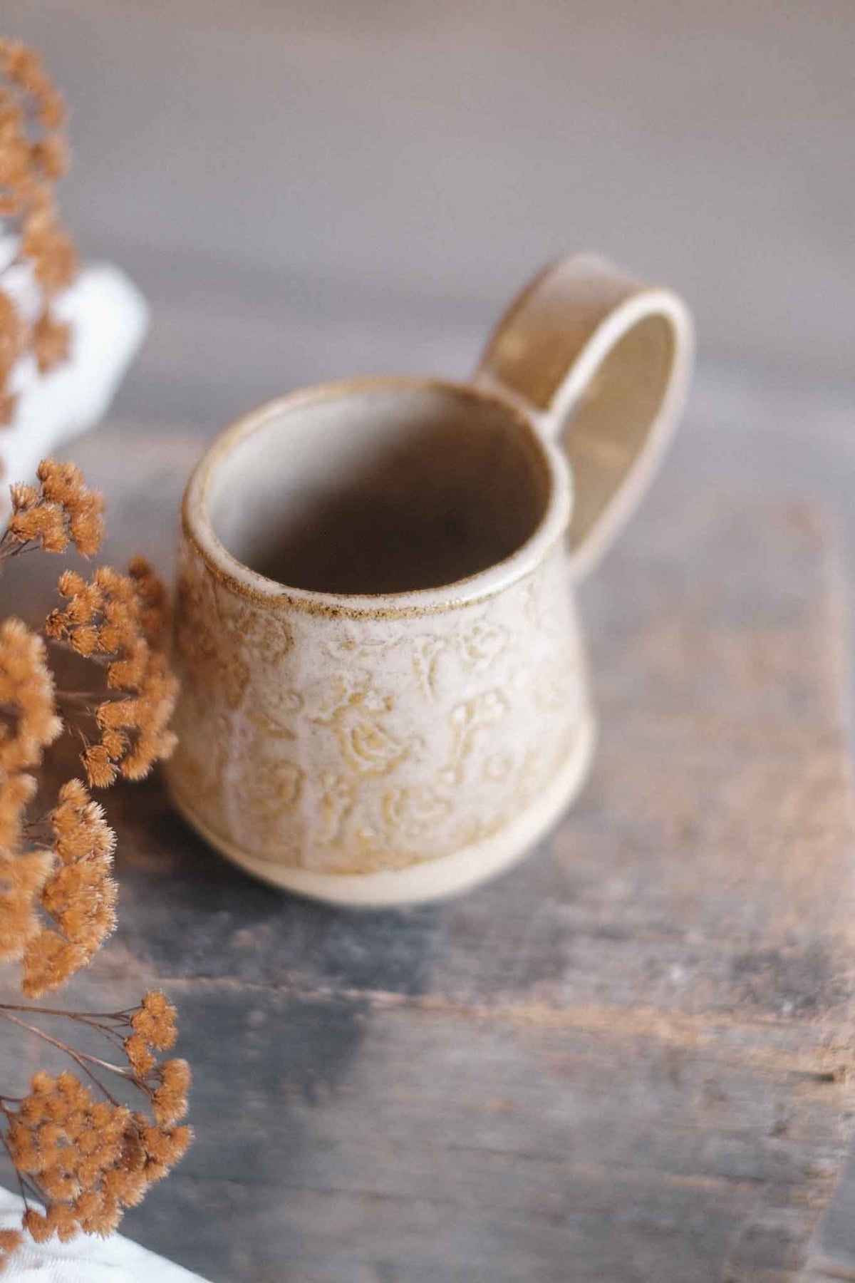 Binalong Cream Mug – Pattern