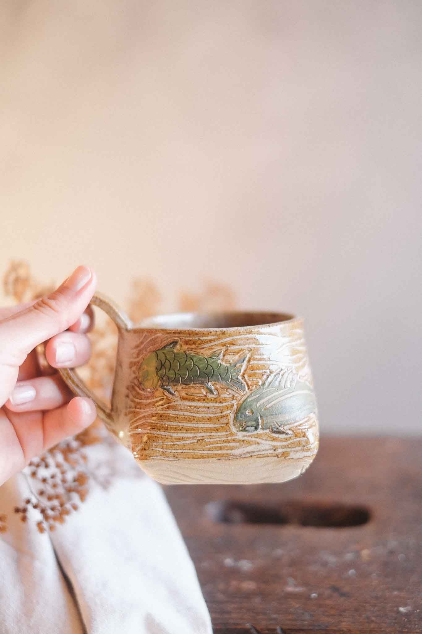 Blue Fishies Mug — Jane Chapman Collaboration — 300ml