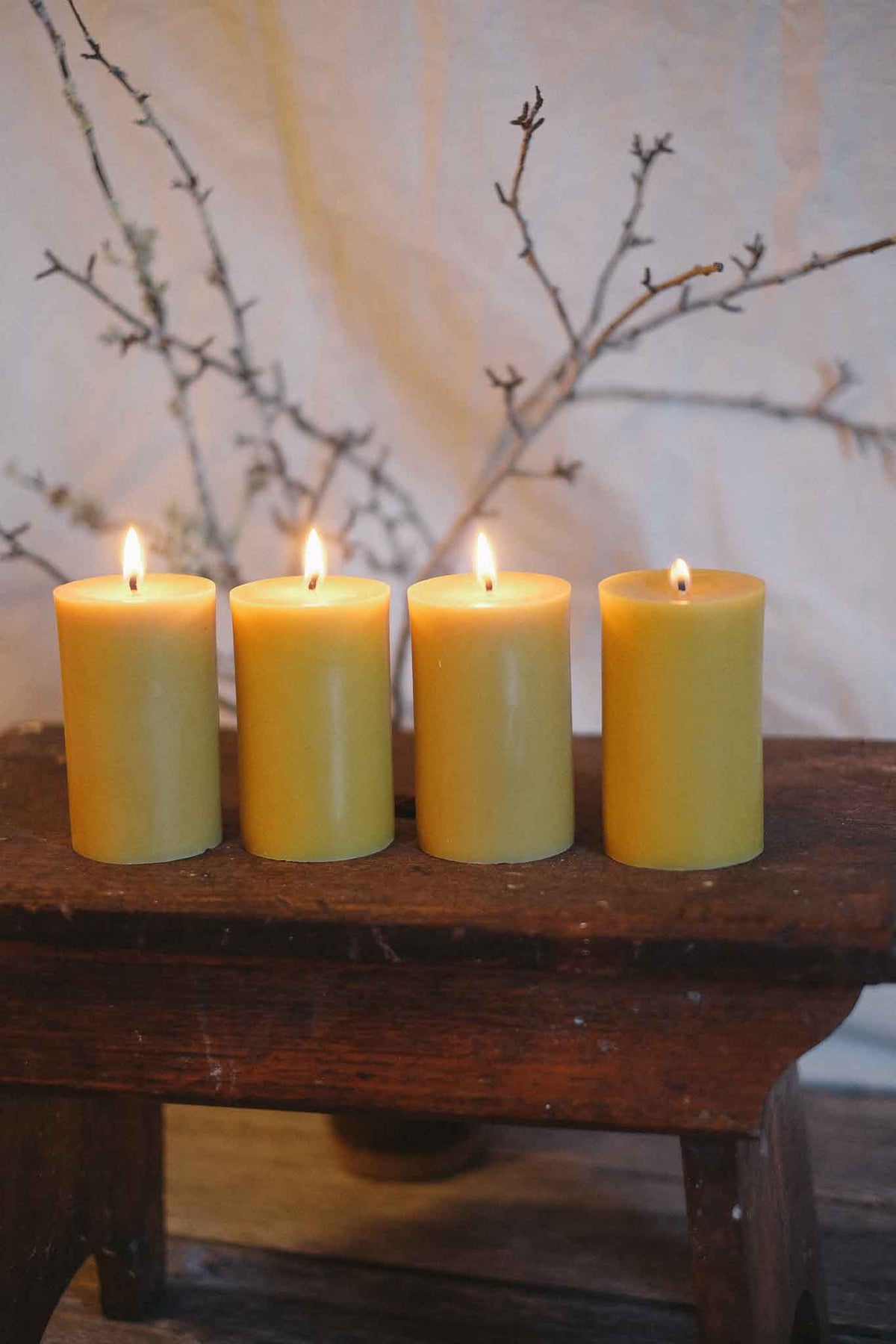 Beeswax Pillar Candle