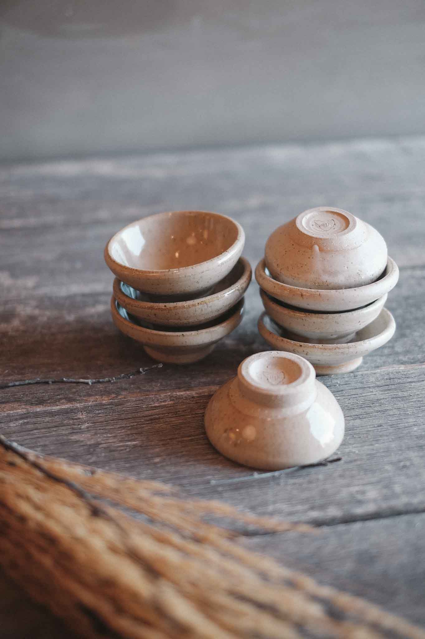 Small Wild Clay Condiment Bowl