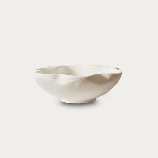 Clementine Bowl | Large | White Unglazed