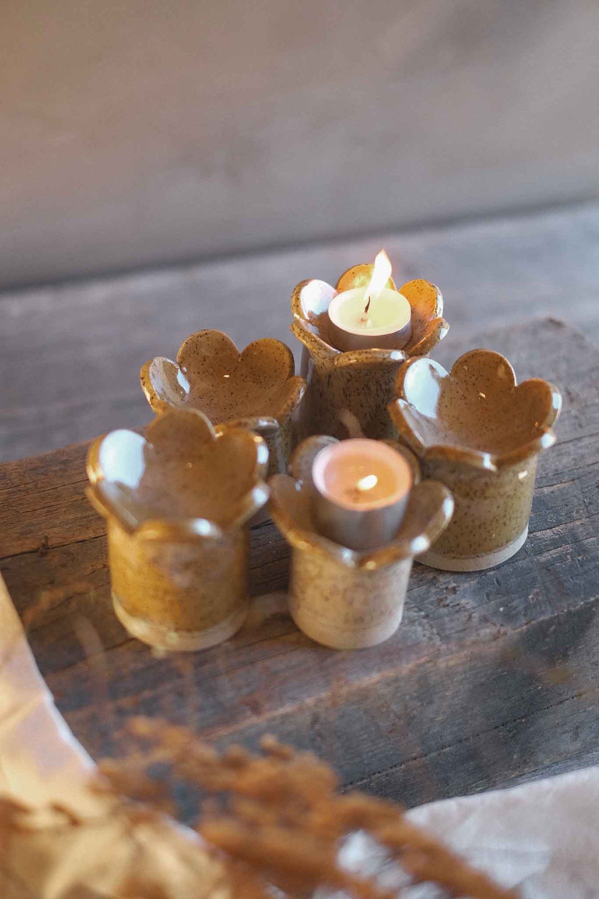 Tealight Candle Holder – Binalong Bay Glaze