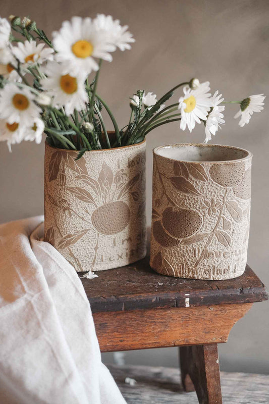 Pottery Poem Series — The Orange by Wendy Cope