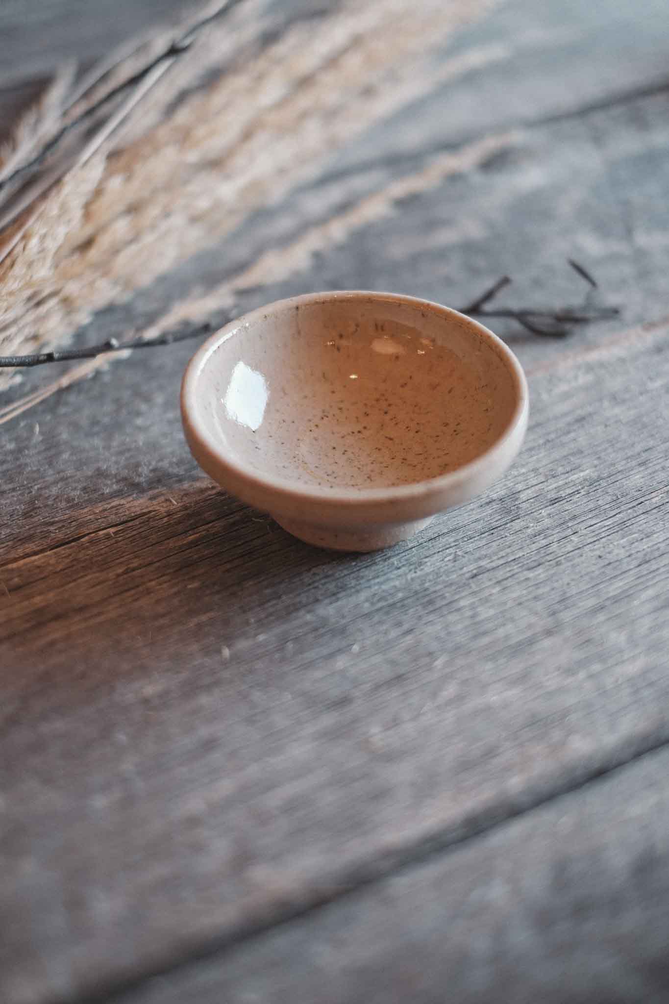 Small Wild Clay Condiment Bowl