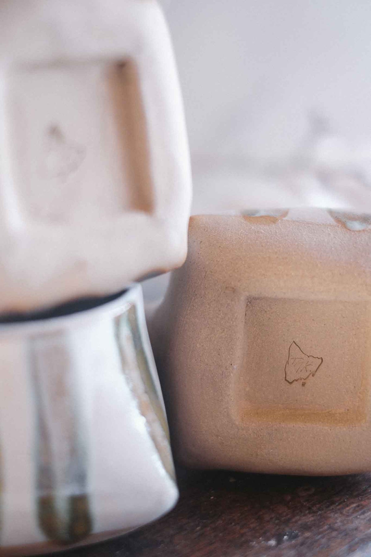 The Folded Mug —  Seaweed Stripe 300ml