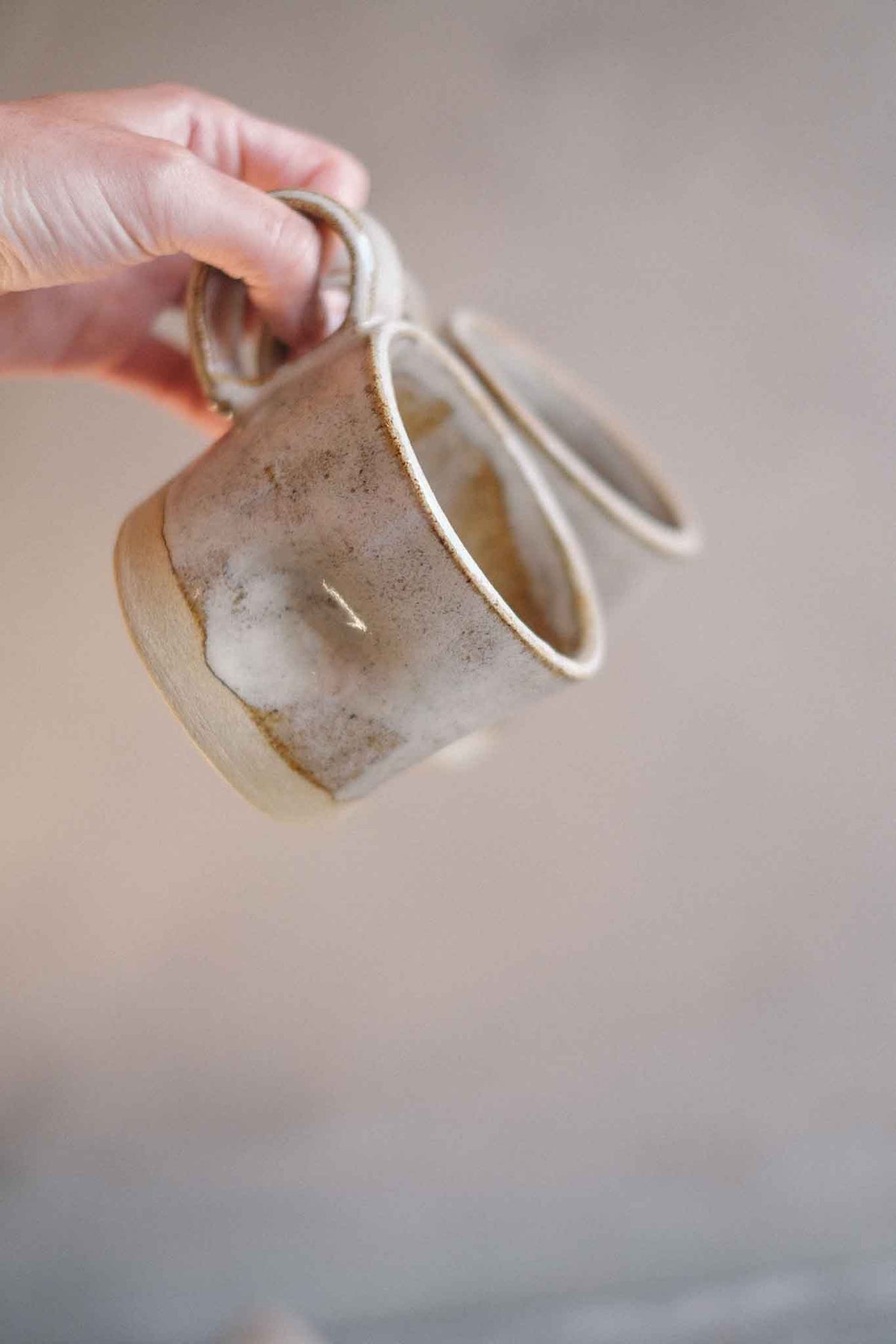 Wabi Sabi Mug – Binalong Cream Glaze – 300ml