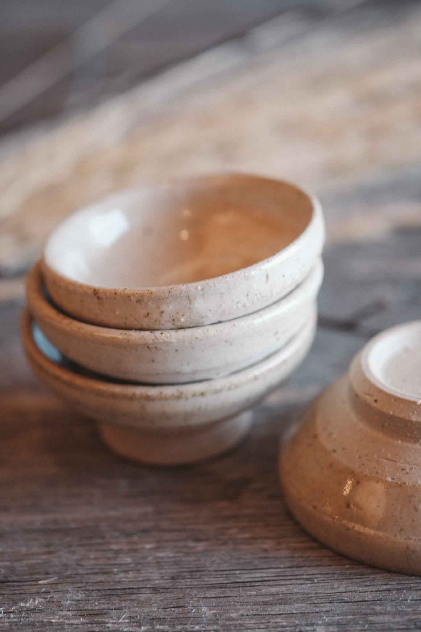Small Wild Clay Condiment Bowl
