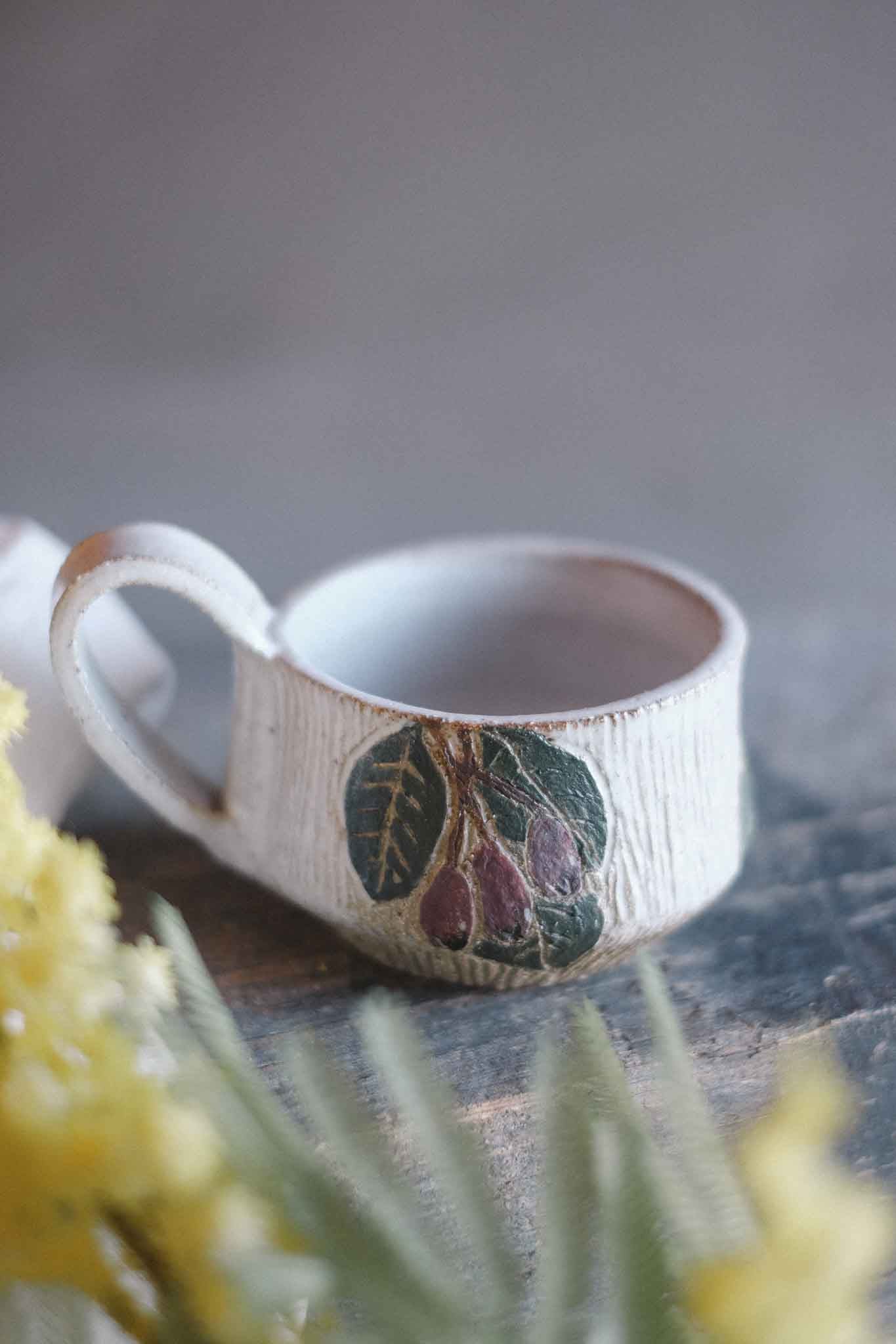 Green Parrot Mug – Collaboration with Jane Chapman