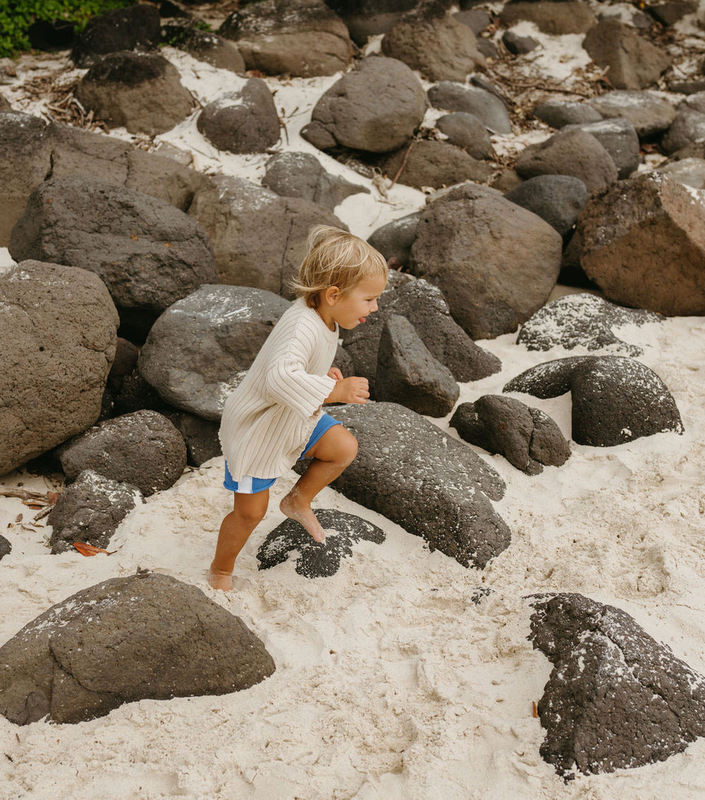 CROCHET SHORTS | COBALT SALT