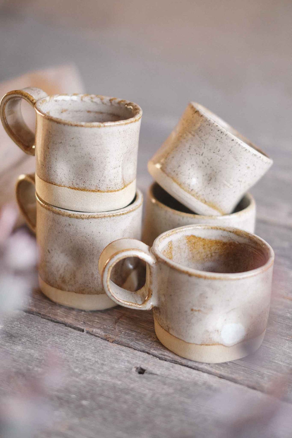 Wabi Sabi Mug – Binalong Cream Glaze – 300ml