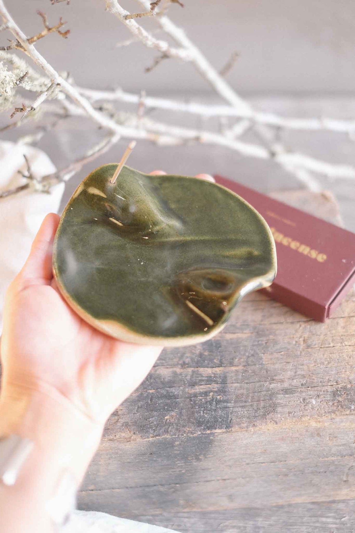 Incense Dish — Jade Wabi-Sabi