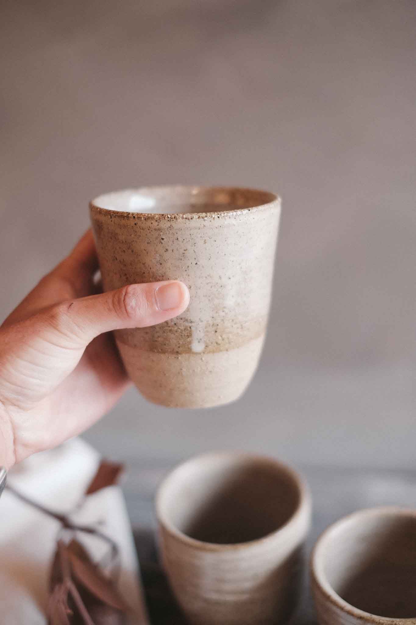 Ceramic Latte Cup — Cream