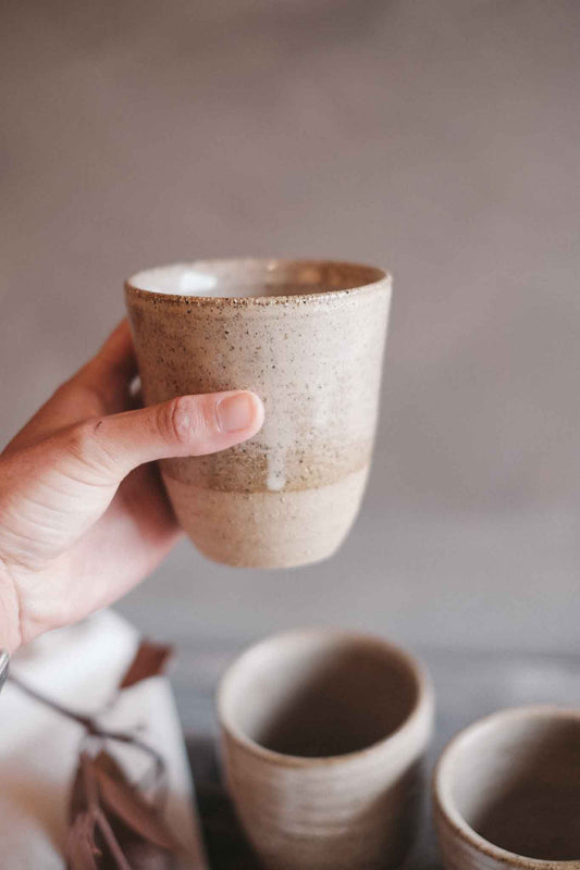 Ceramic Latte Cup — Cream