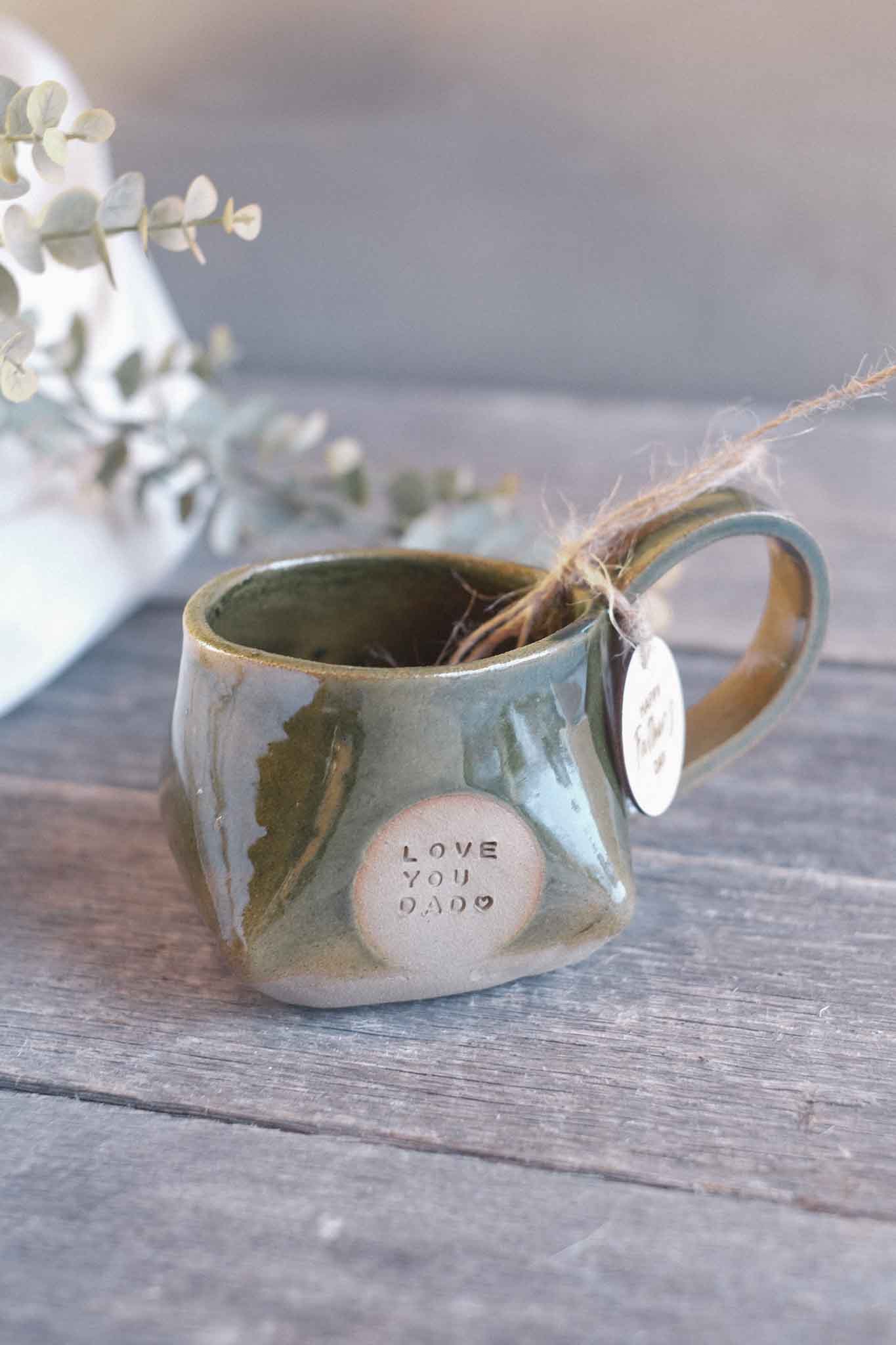 “Love You Dad" Father's Day Mug – Solid Jade