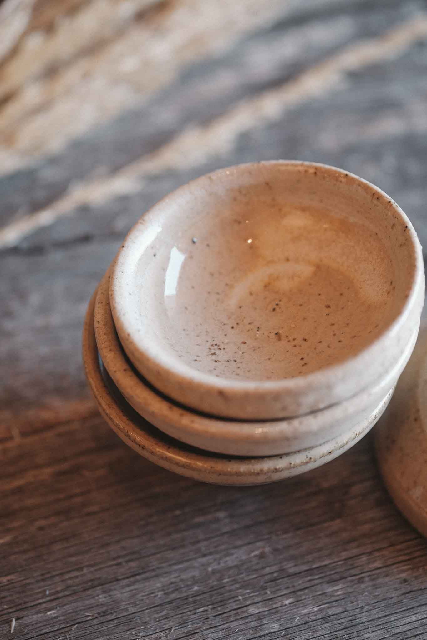 Small Wild Clay Condiment Bowl