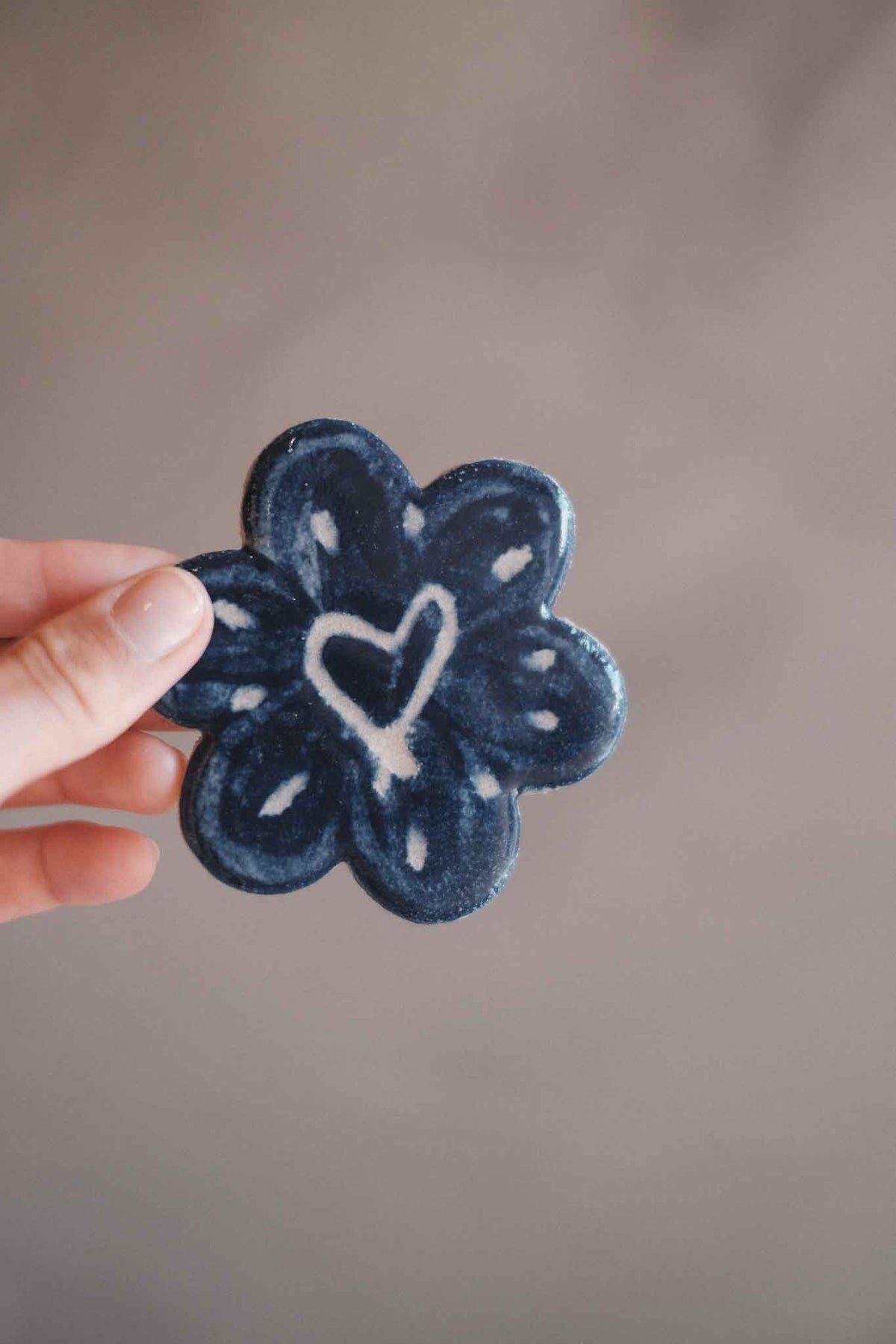 Flower | Handmade Ceramic Fridge Magnet