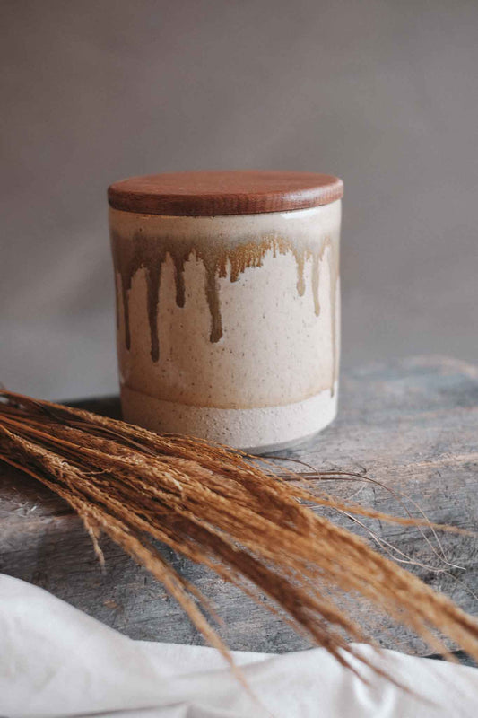 Jar with Tasmanian Oak Lid — Small