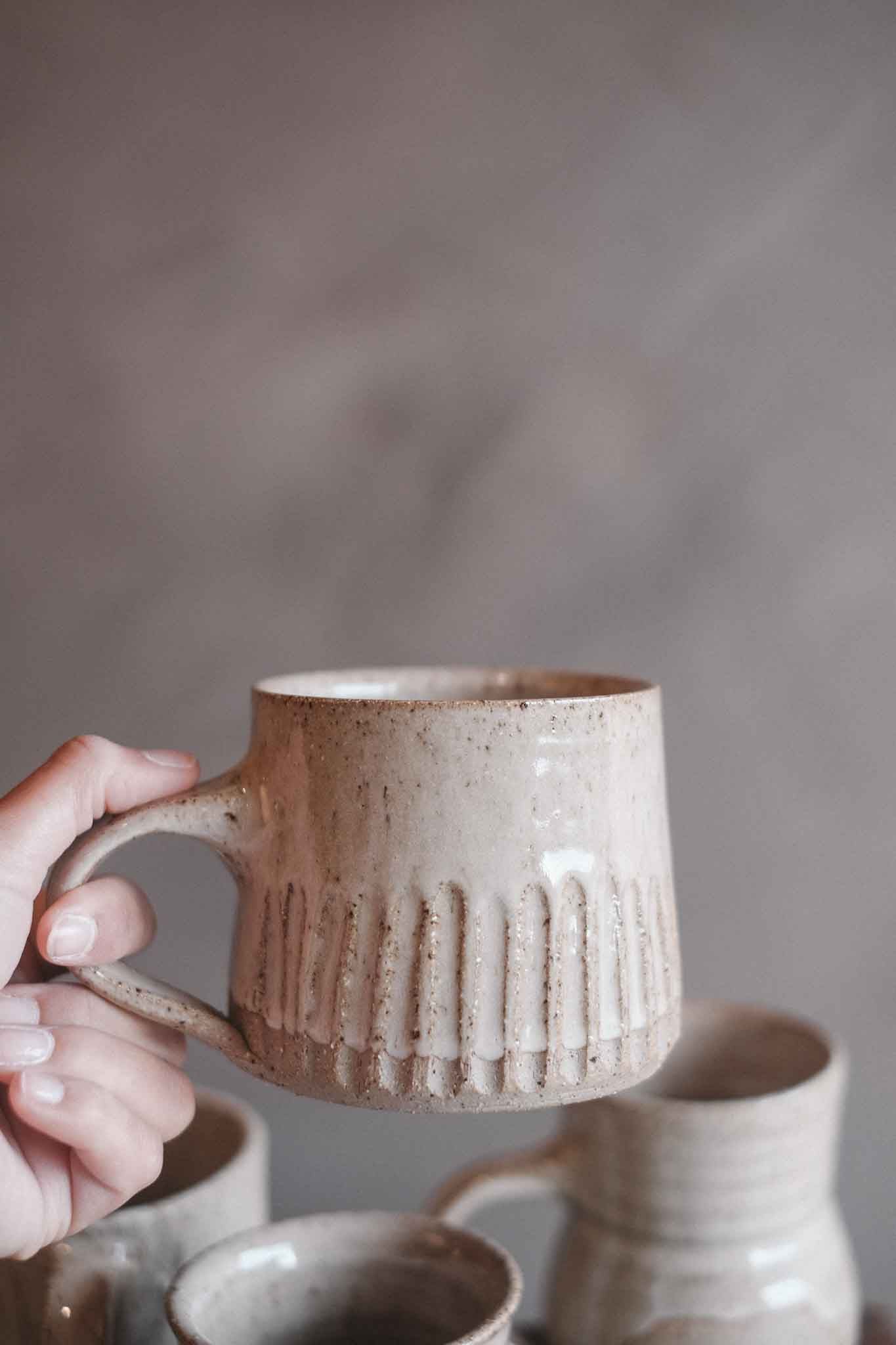 Handmade Ceramic Mug | Cream