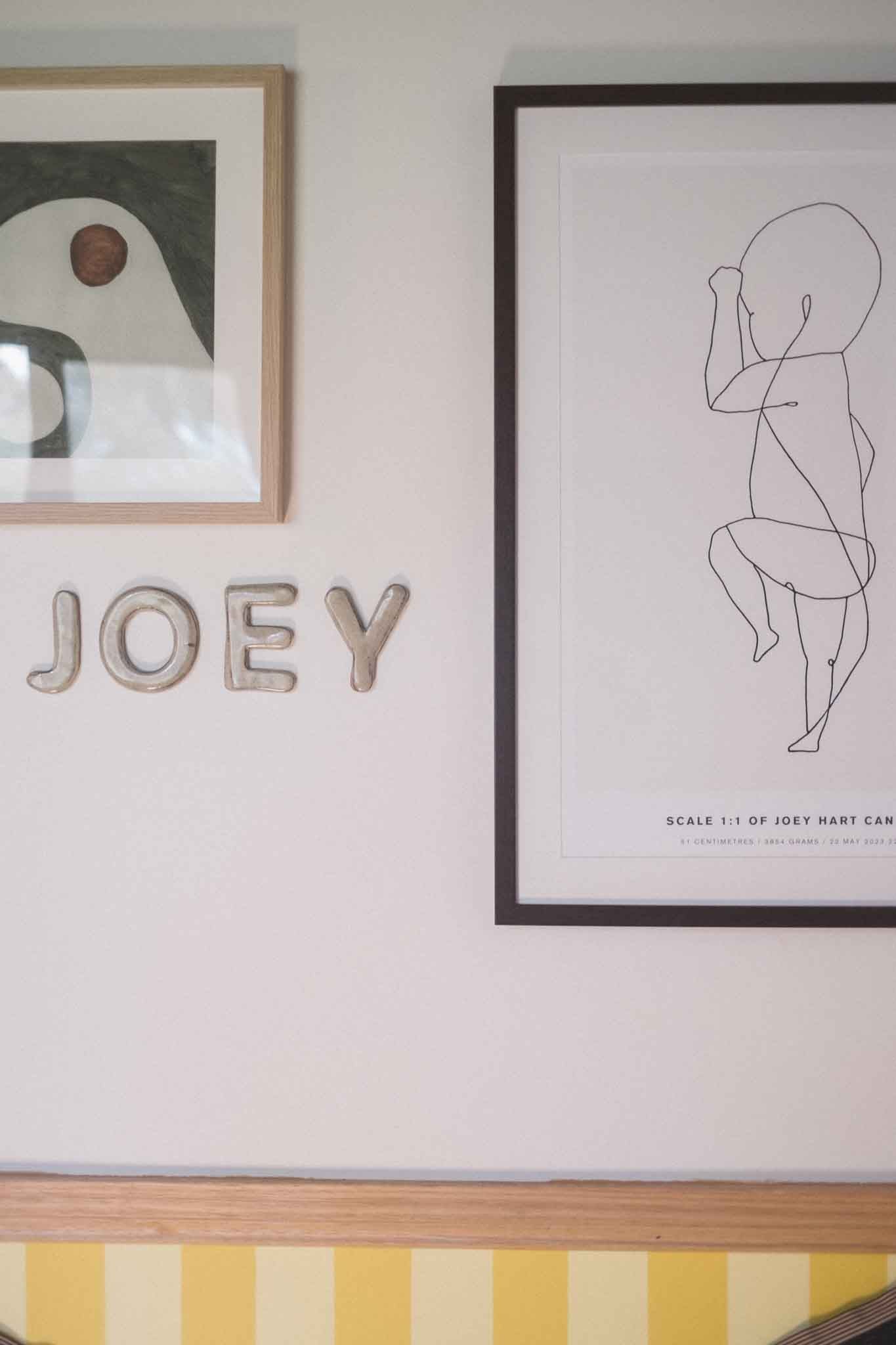 Handcrafted Ceramic Letters