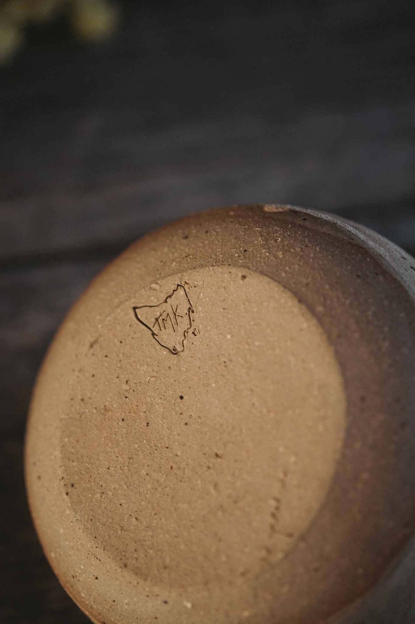 Handmade Bud Vase — Crater Glaze