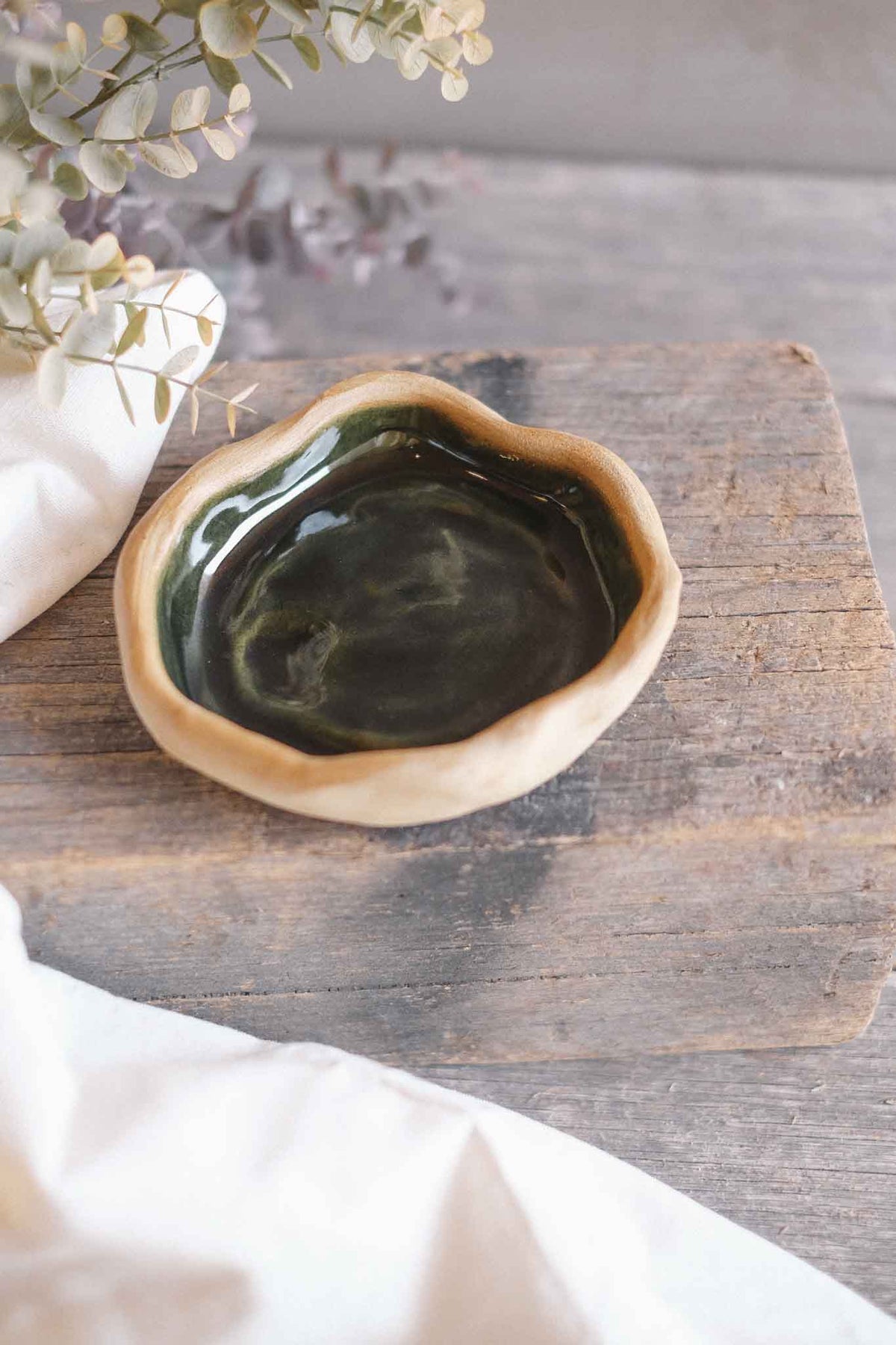 Rock Dish – Jade – Set of 3