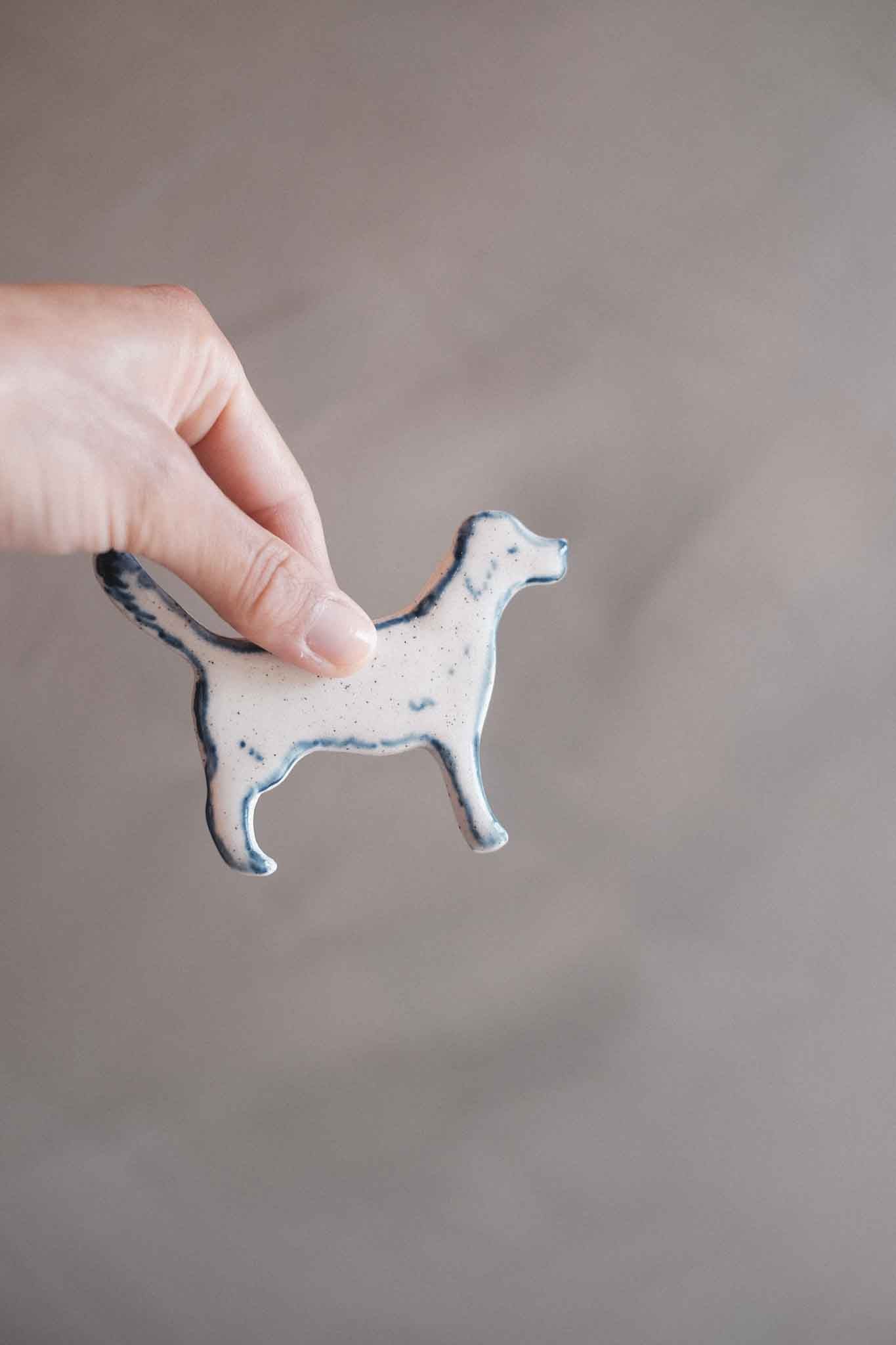 Dog | Handmade Ceramic Fridge Magnet