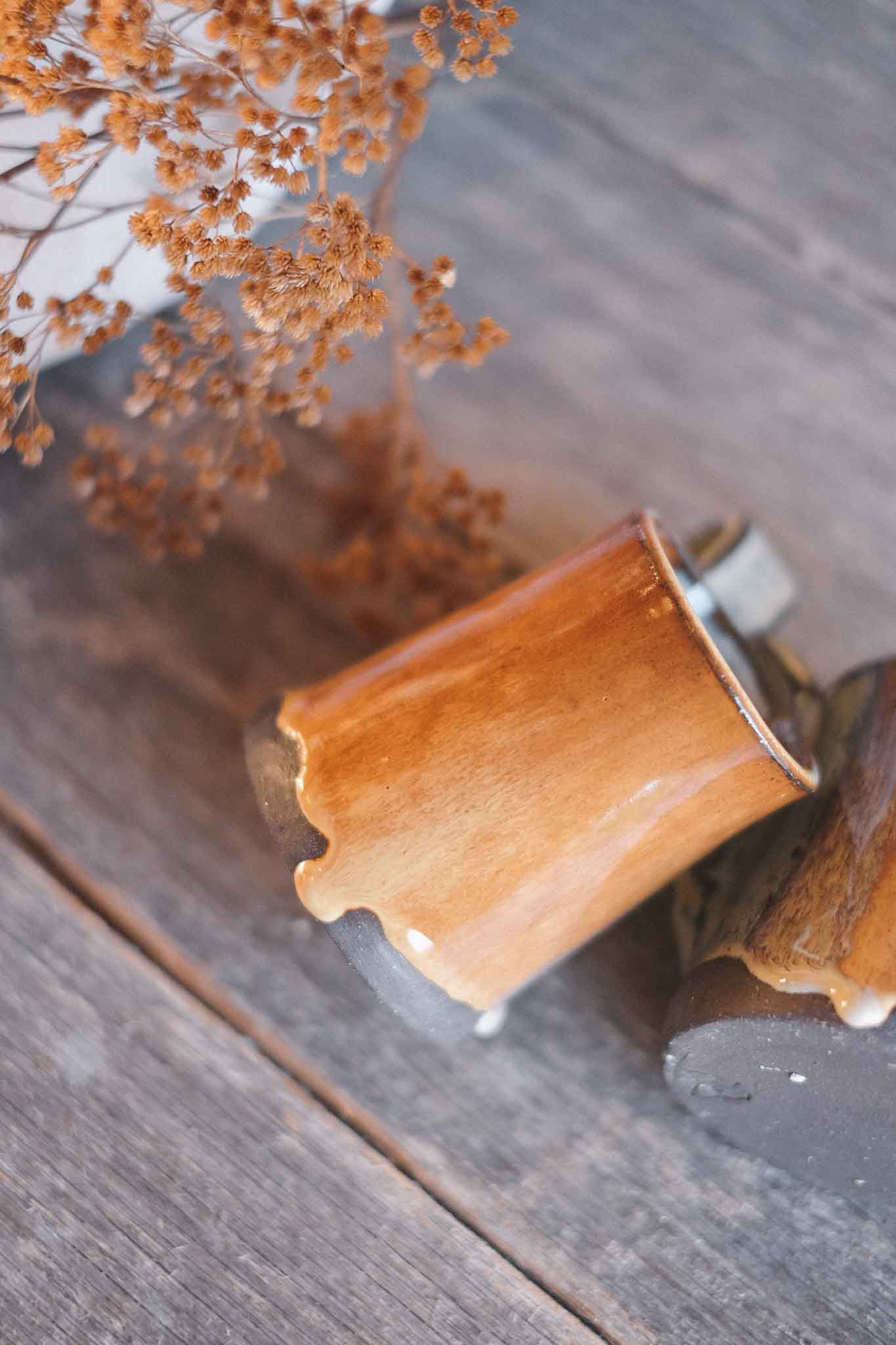 Lichen Black Clay Mug – 300ml