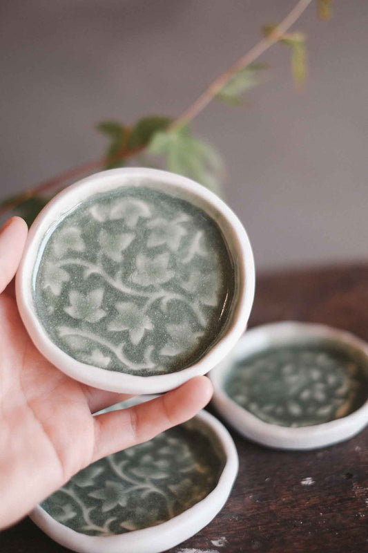 Small Floral Trinket Dish