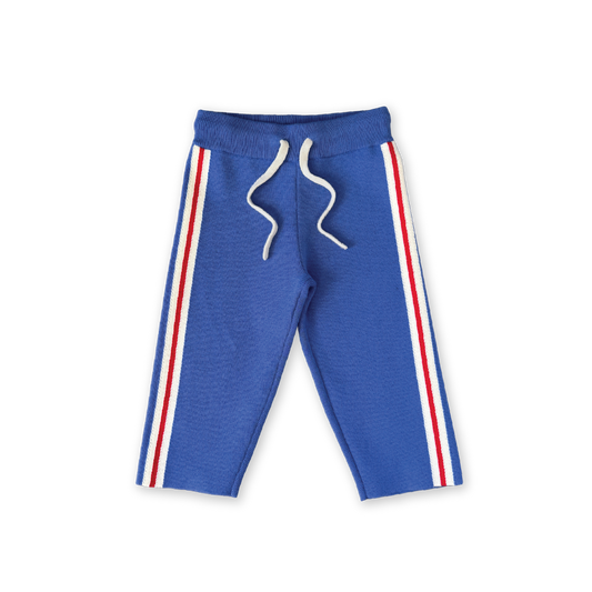 Organic Tape Milano Knit Pant - Cobalt