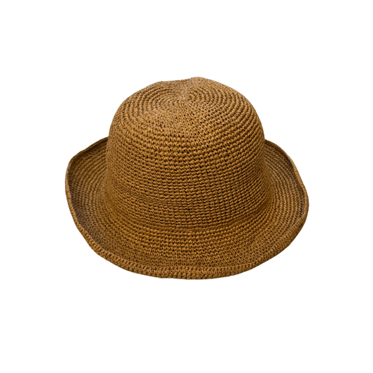 Crochet Adjustable Hat - Natural